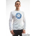 emens Sweater Kreis Weiß Blau