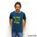 T- Shirt Leo be fair Petrol