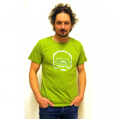 Shirt Uni Kassette Grün