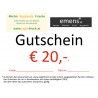 Gutschein €20,-
