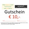 Gutschein €10,-